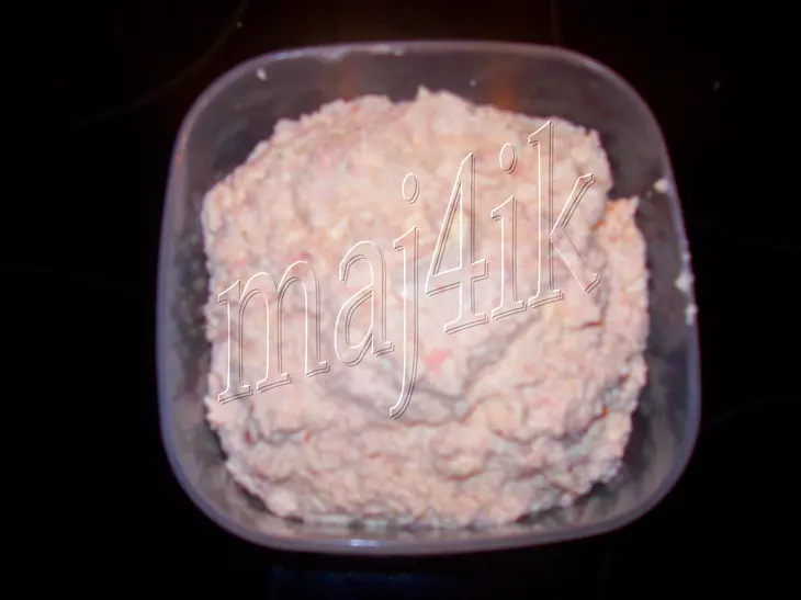 Сырно-ветчинная намазка: шаг 6