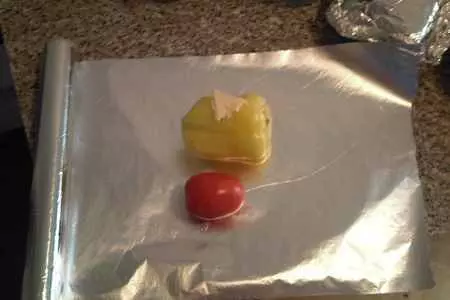 Перчик запеченый + шашлычок: шаг 2