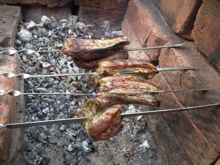 Перчик запеченый + шашлычок: шаг 3