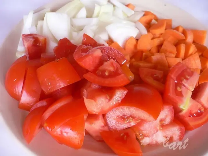 Тосканский фасолевый суп с мясом.: шаг 2