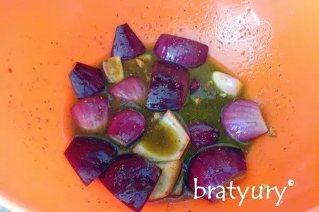 Шашлык из курицы с персиками: шаг 1