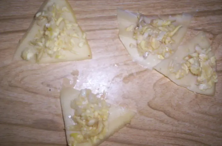 "ножки с сыром и чесноком": шаг 2