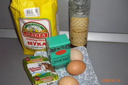 Торт птичье молоко - "с манной кашей": шаг 1