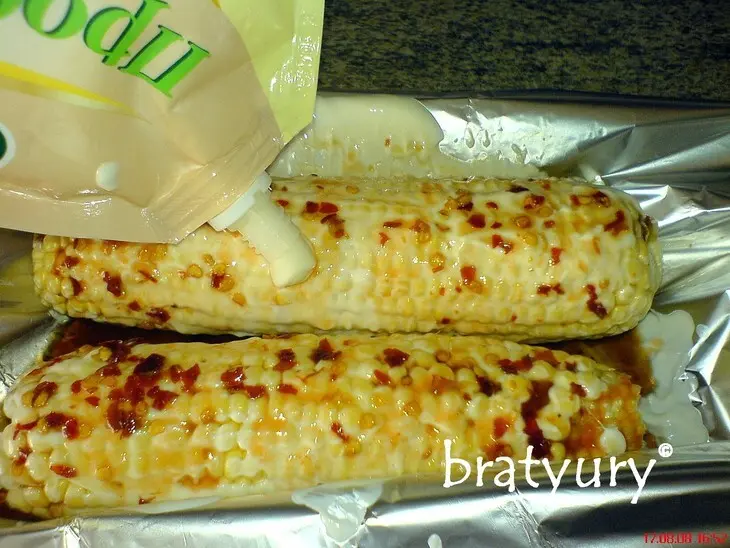 Кукуруза, запеченная в фольге: шаг 5