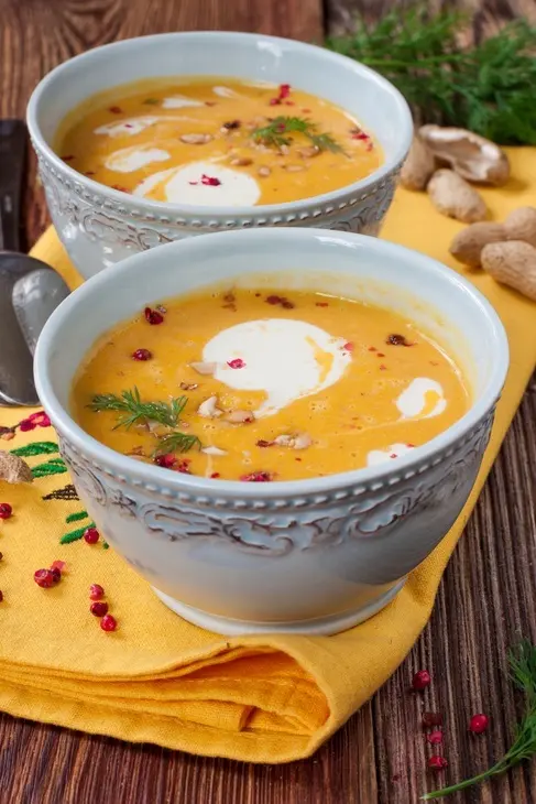 Тыквенный суп с арахисом: шаг 6