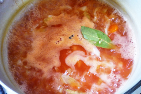 Суп томатный с капустой: шаг 3