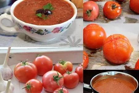 Томатный суп с пастой из маслин и каперсов: шаг 8