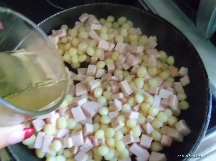 Картофельные ньокки с ветчиной и сыром: шаг 3