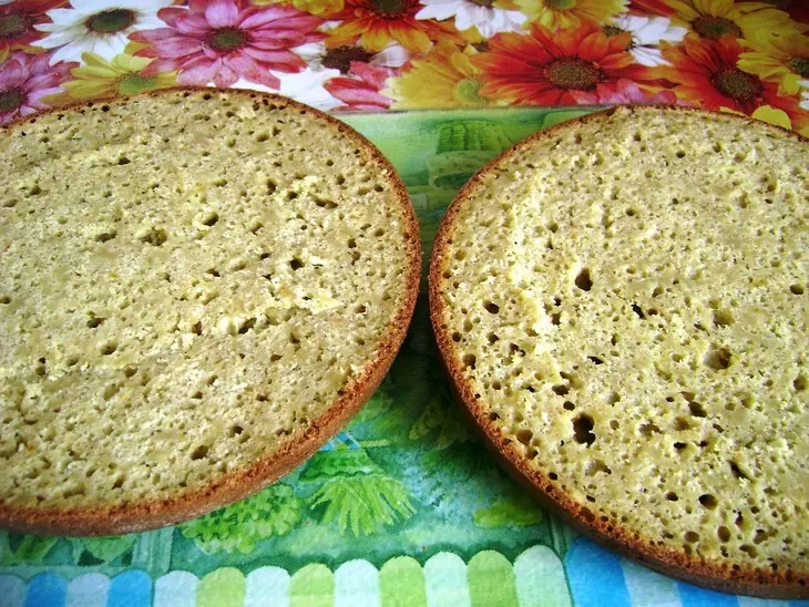 Летний фруктово-мятный торт .: шаг 8