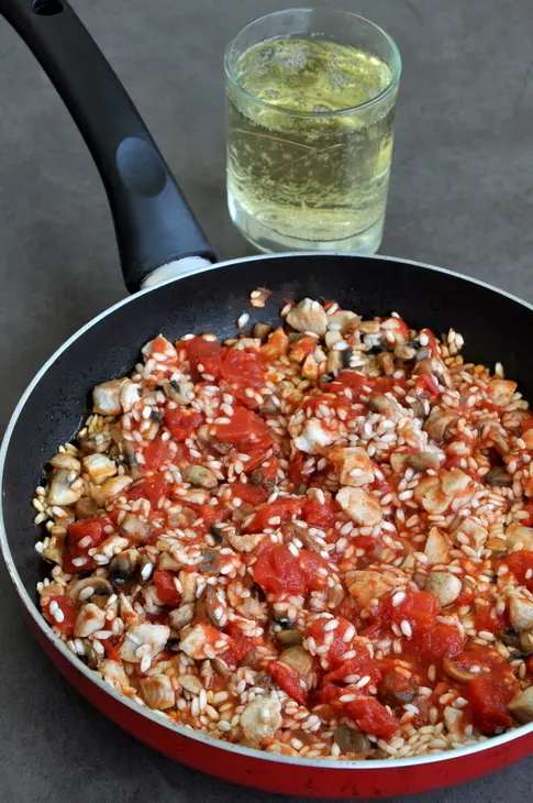 Паэлья с морепродуктами и курицей 2 (shellfish and chicken paella): шаг 8