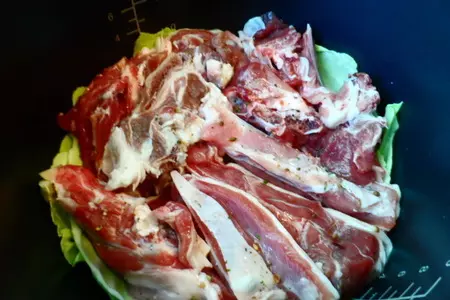 Баранина тушёная с овощами,по мотивам домлямы.: шаг 2