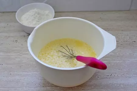 Блины с творогом и маком в сметанной заливке.: шаг 2