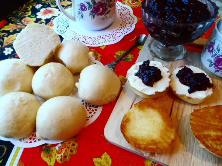 Булочки на пару с льняной мукой для завтрака.: шаг 6
