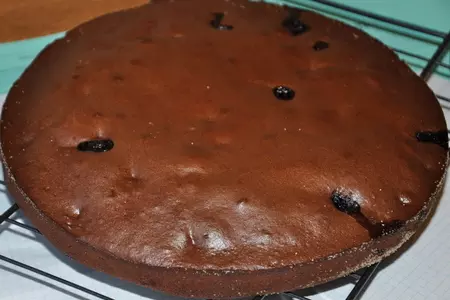 Шоколадный пирог с голубикой: шаг 5