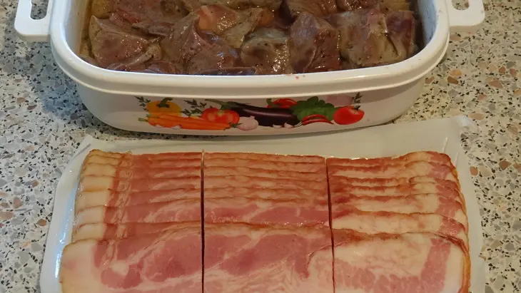Нежный шашлык из говяжьей печени: шаг 4