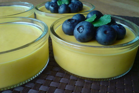 Десерт из манго с мятным сахаром  и голубикой/продолжение банкета!: шаг 8