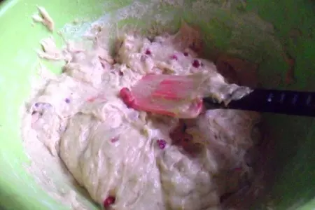 Шведский пряничный кекс с брусникой: шаг 4