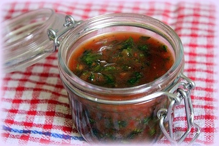 Соус из томатного сока к шашлыку: шаг 5