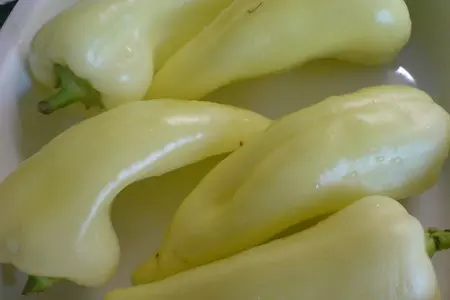 Запечённые перцы под ореховым песто: шаг 1