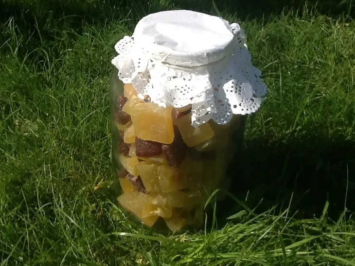 Цукаты из арбузных корок: шаг 5