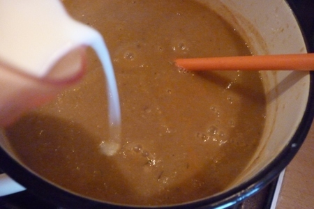 Суп-пюре из запечённых баклажанов: шаг 4