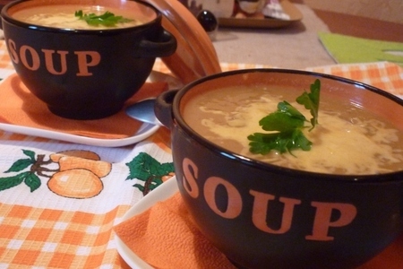 Суп-пюре из запечённых баклажанов: шаг 5