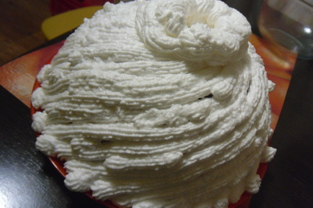 Желейный торт "малиновый снег": шаг 14