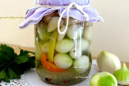 Маринованный лук с чесноком: шаг 5
