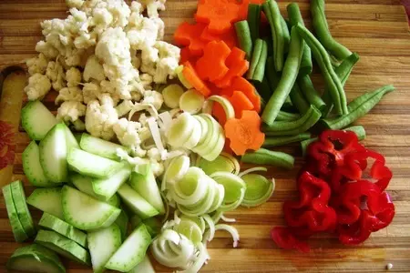 Супчик-голубчик с курочкой,  овощами и вермишелью.: шаг 1