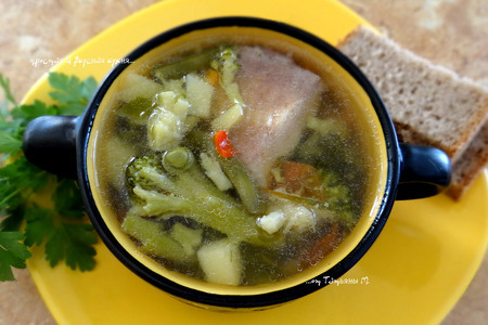 Детский суп с морским языком и овощами: шаг 5