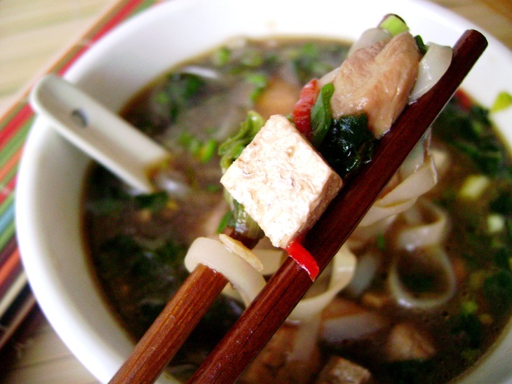 Суп по-китайски с курицей и тофу.: шаг 6