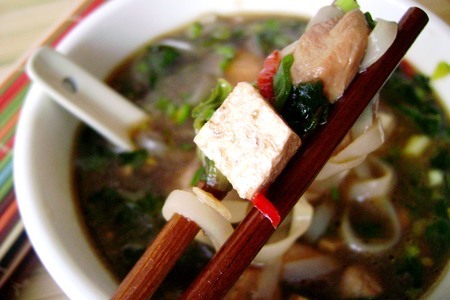 Суп по-китайски с курицей и тофу.: шаг 6