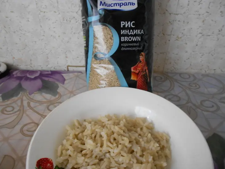 Жареный рис с креветками: шаг 1
