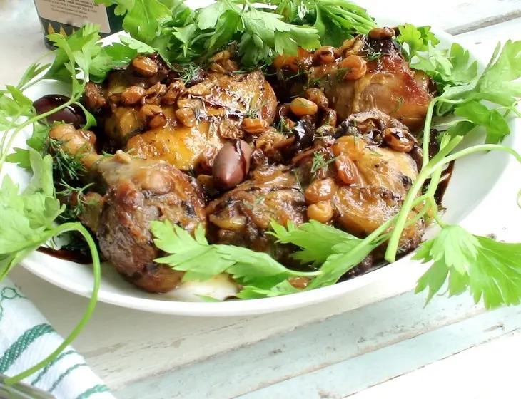 Запеченная курочка по –испански «pollo estofado.»: шаг 4