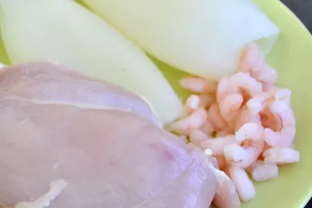 Дим сам - паровые пельмени с морепродуктами: шаг 4