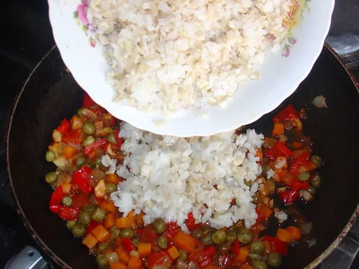 Пряный тайский рис с овощами. быстрый ужин за 20 минут: шаг 4