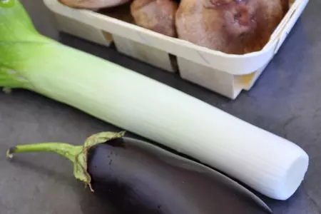 Острый рис с шиитаке, овощами и шашлычками из куриной печени: шаг 4