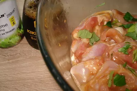 Куриный шашлык и мандаринские блинчики: шаг 1