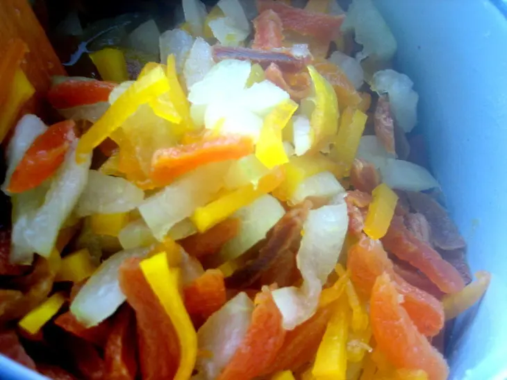 Варенье из дыни,тыквы и кураги: шаг 7