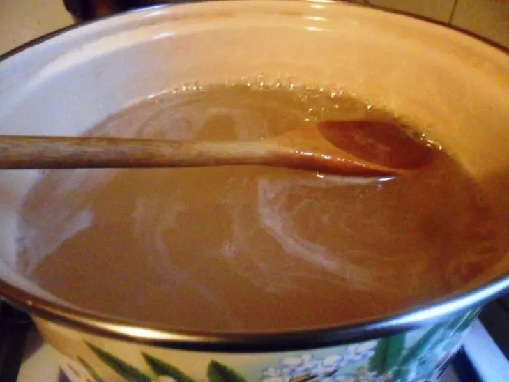 Брусничное варенье с яблоками: шаг 2