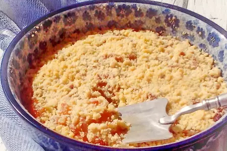 Яблочный крамбл: шаг 3