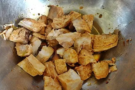 Салат с курицей и грейпфрутом.: шаг 6