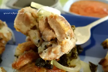 Ароматные куриные бедра в панировке: шаг 6
