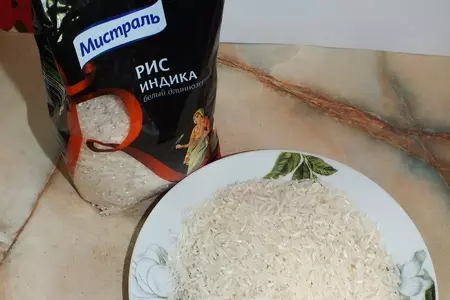 Рис с омлетом и кальмарами по-тайски: шаг 1