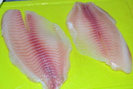 Рыба по тайски в корочке из риса: шаг 1