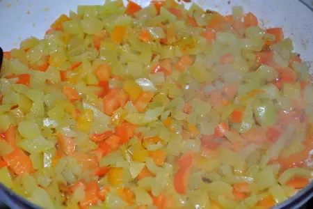 Фасоль с овощами на зиму: шаг 4