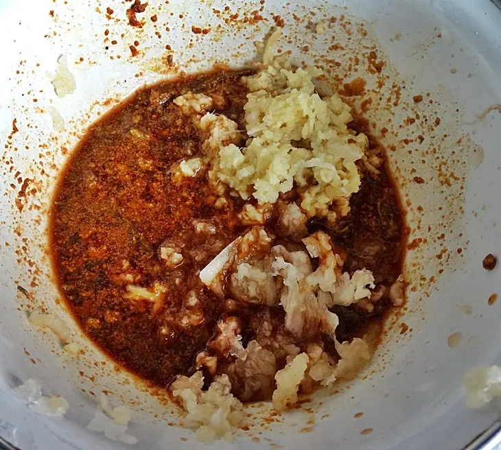Свинина карри на углях с рисом.: шаг 3