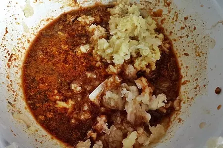 Свинина карри на углях с рисом.: шаг 3