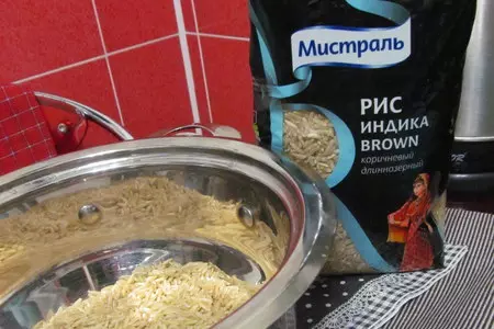 Рис мистраль "индика" с каракатицами и кальмарами в тайском стиле.: шаг 3