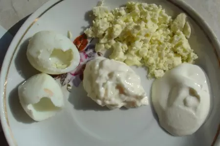 Грибочки-праздничная закуска для детей и взрослых: шаг 3
